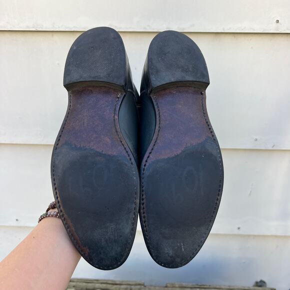 Vintage 80s 90s Mens Cowboy Western Gray Leather Roper Pull On Boots 8 1/2 D - Picture 8 of 9